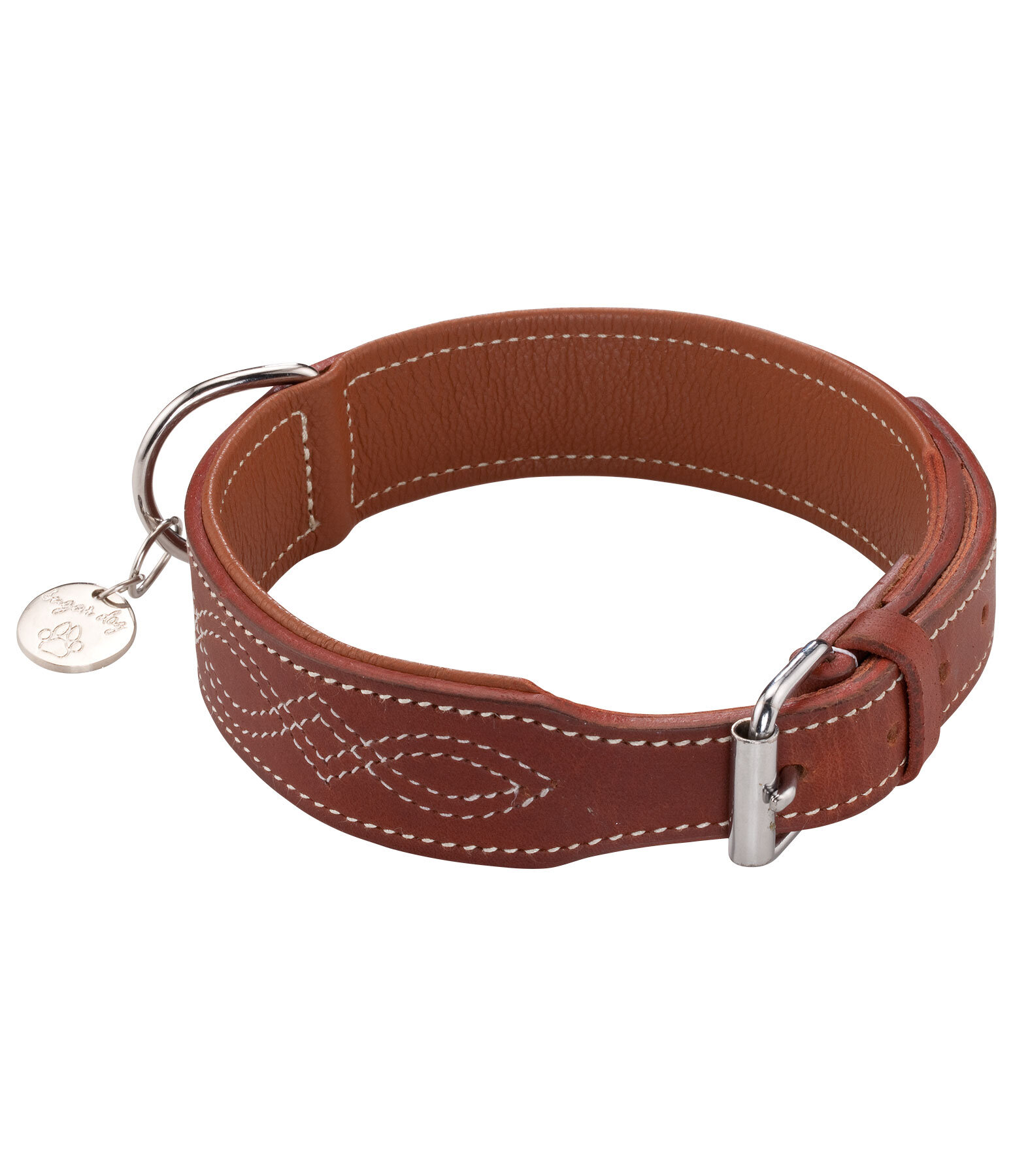 Collier en cuir pour chien  Livorno