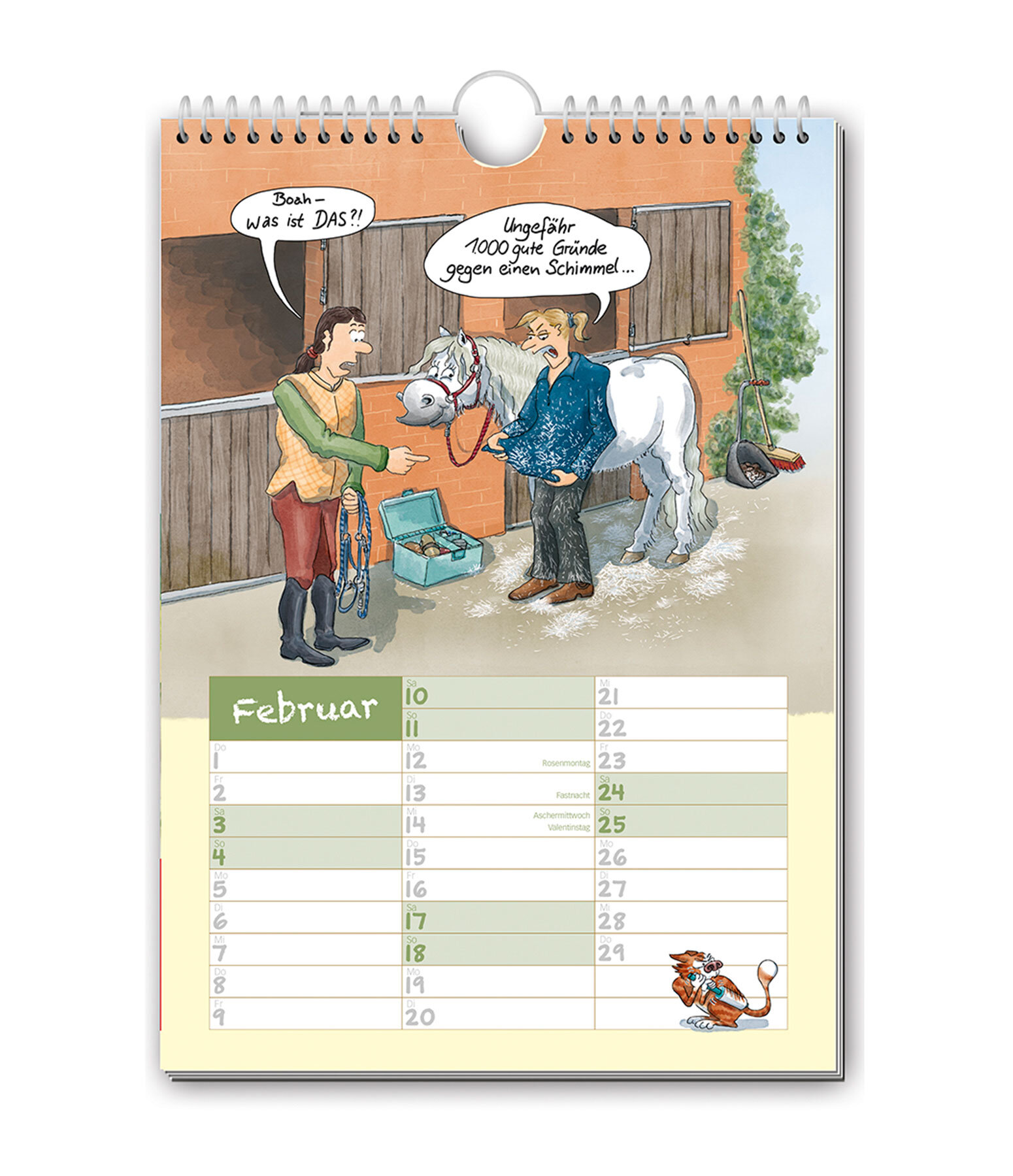 Geschichten vom Pferd - Comic Kalender 2025