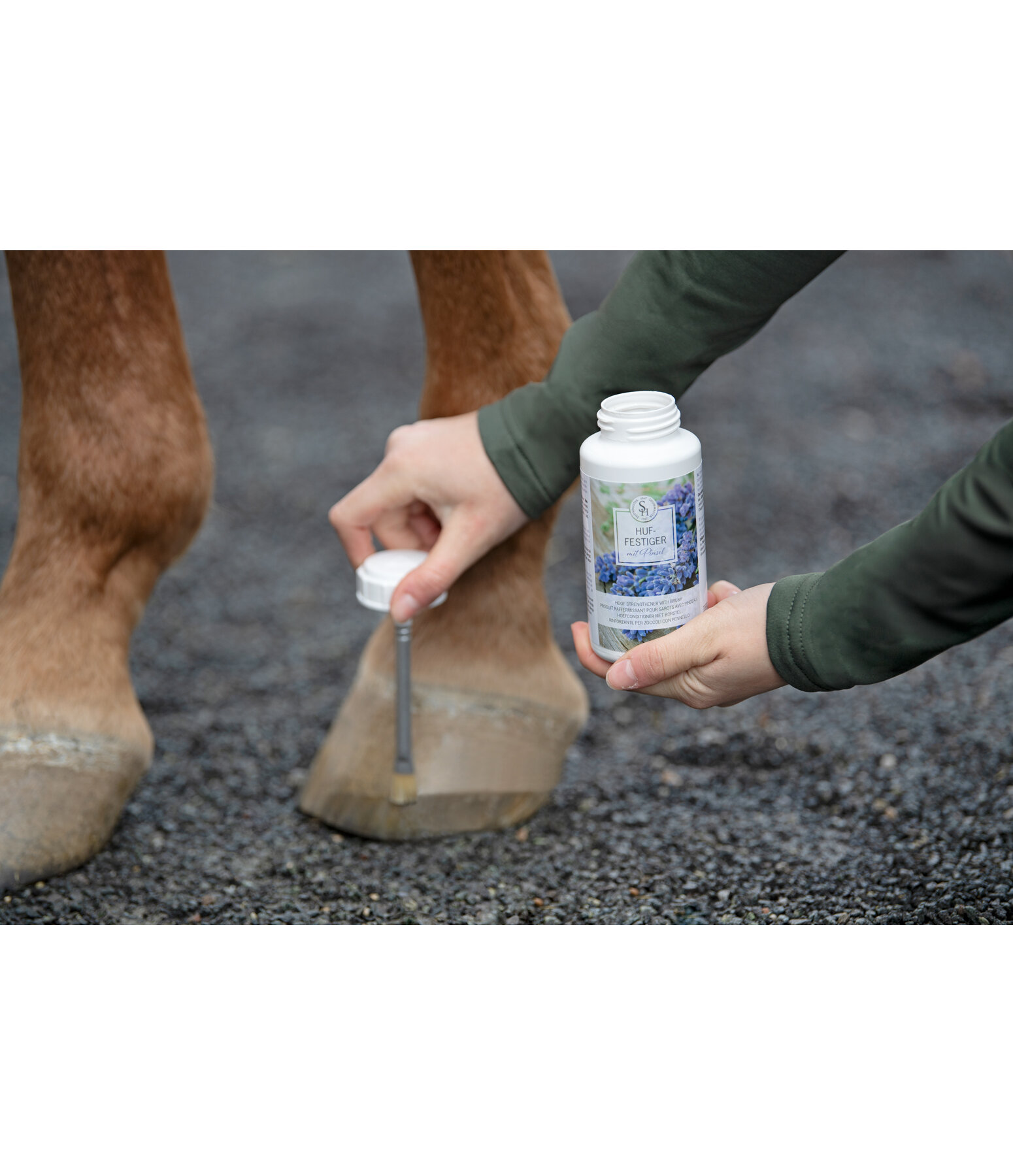 Fortifiant pour sabots avec pinceau