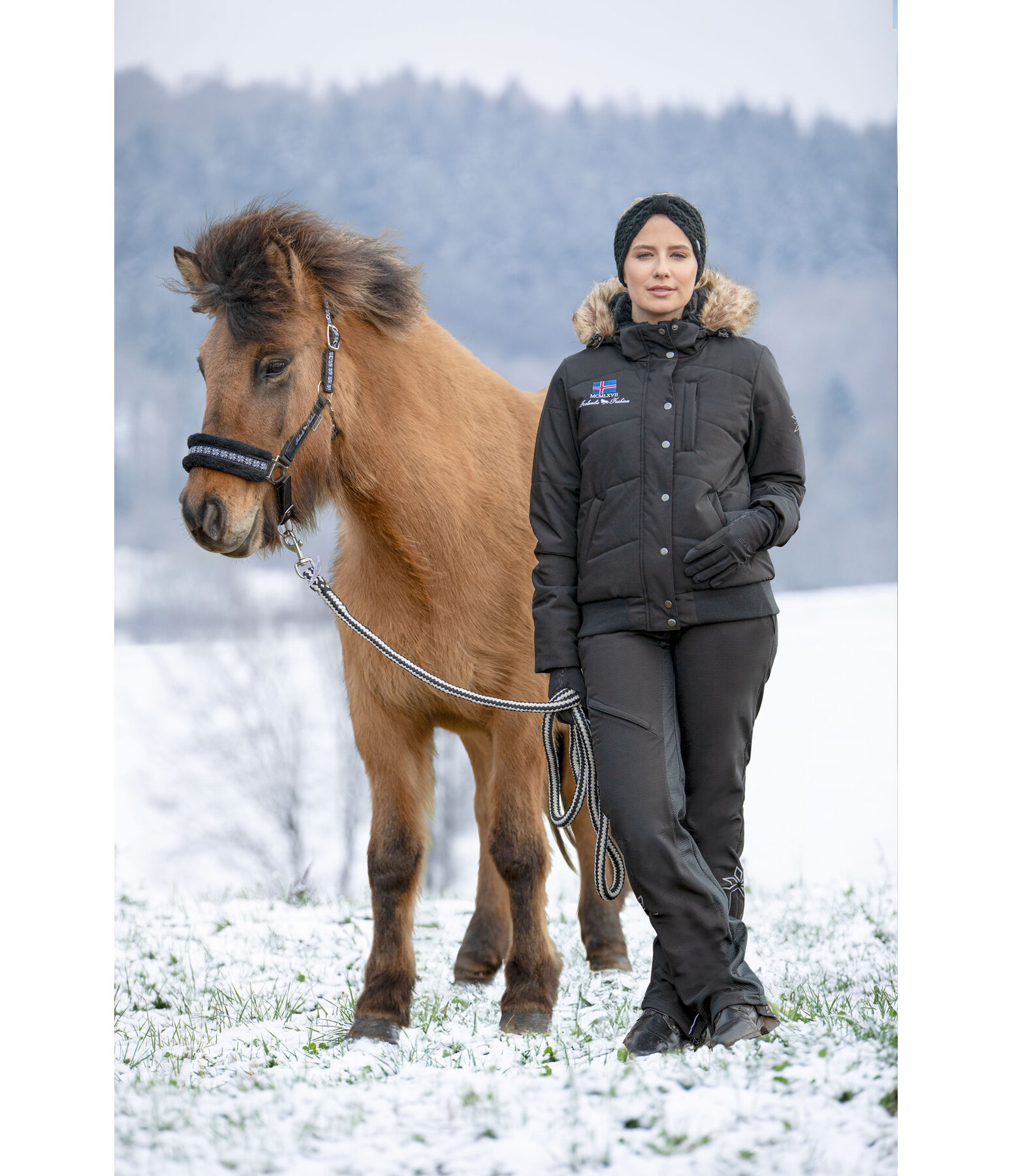 Veste d'quitation  capuche hiver  Elgur