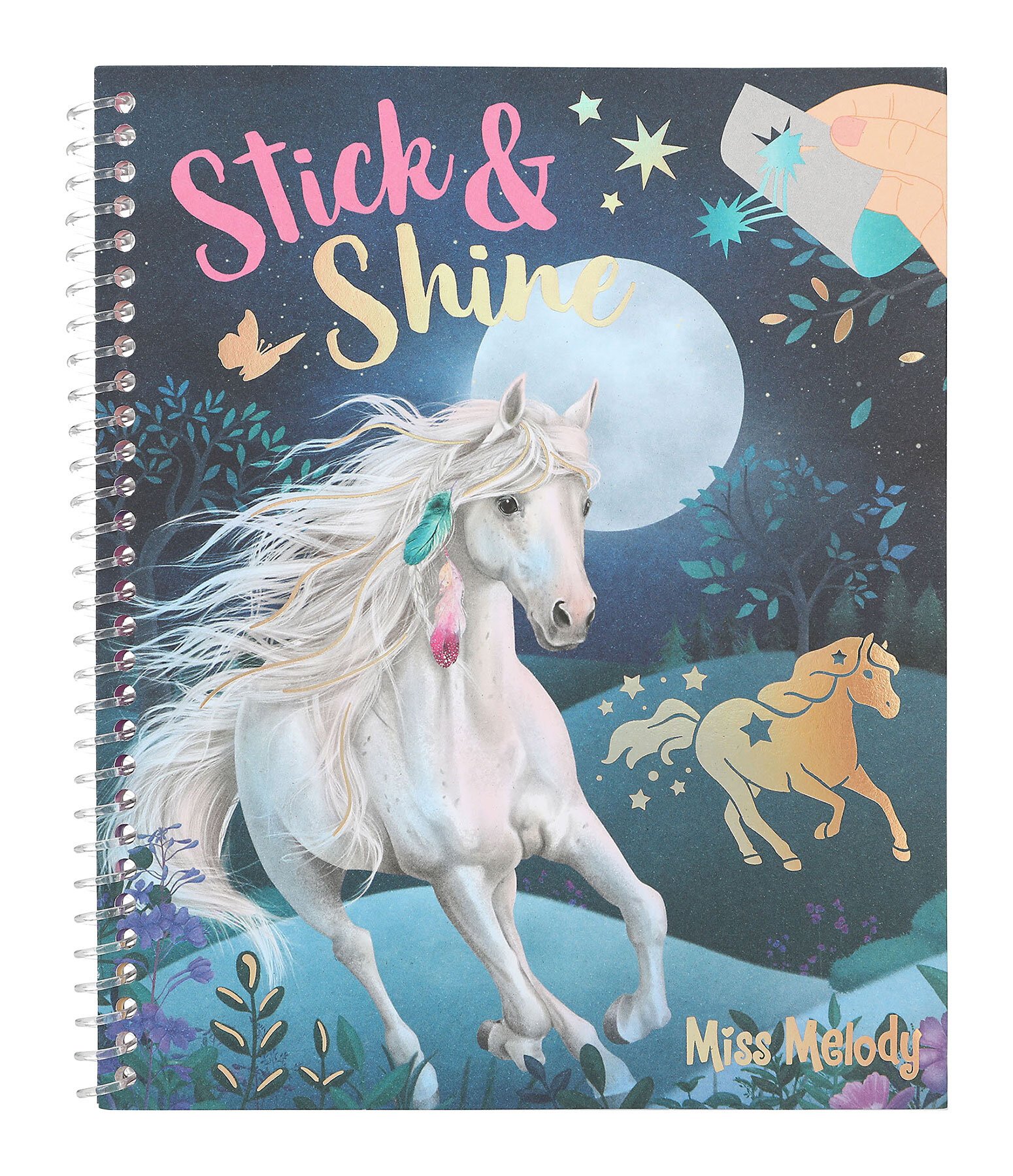 Livre  colorier Miss Melody Stick & Shine