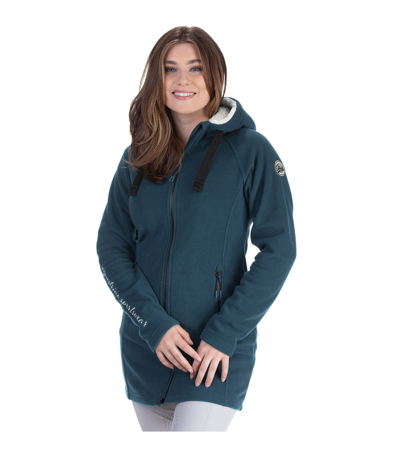 Manteau polaire  capuche  Greta