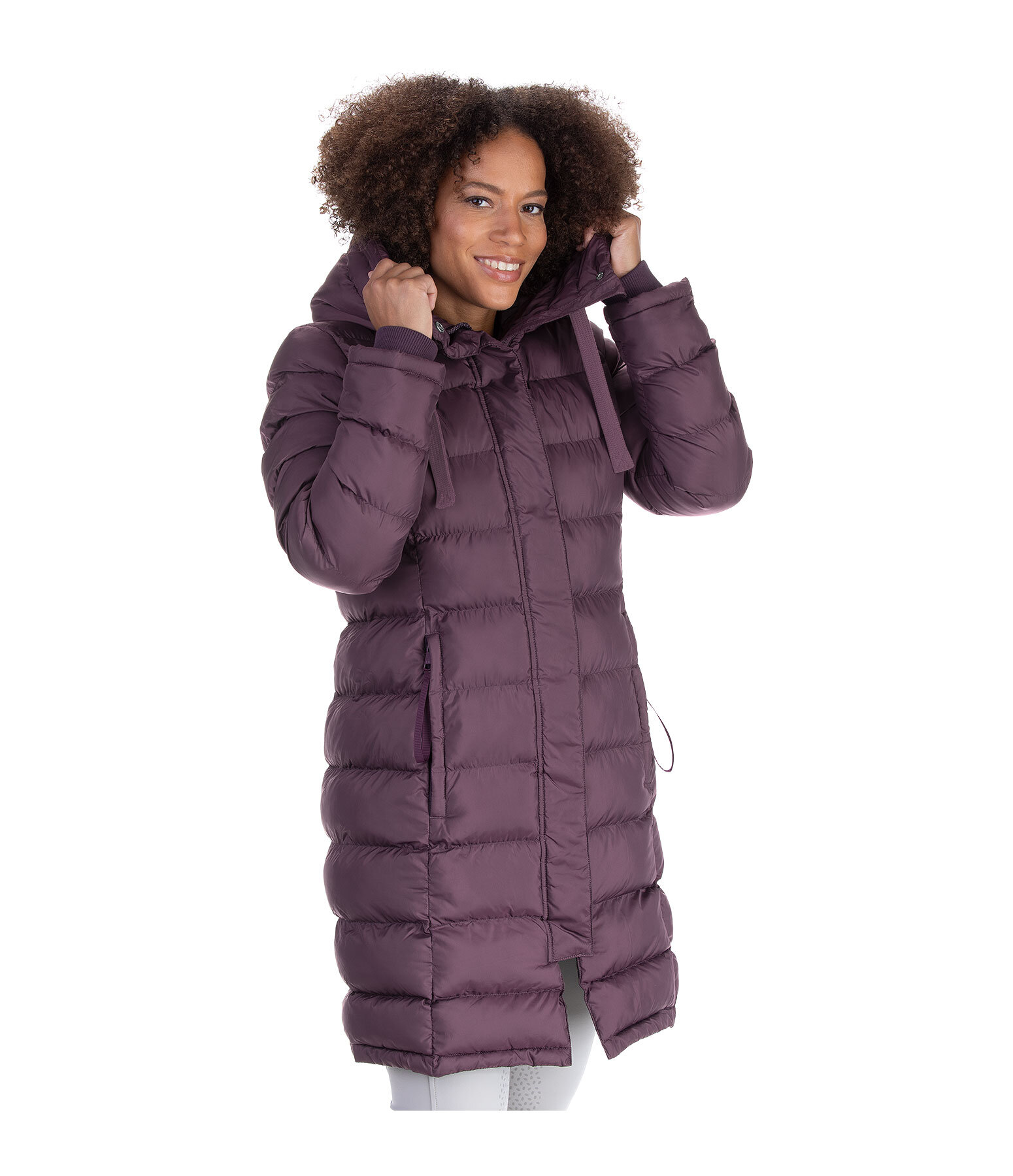 Manteau d'quitation matelass  capuche  Minou