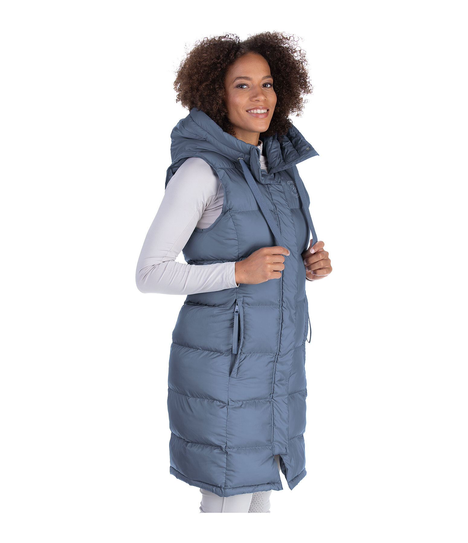 Gilet long  capuche  Clara