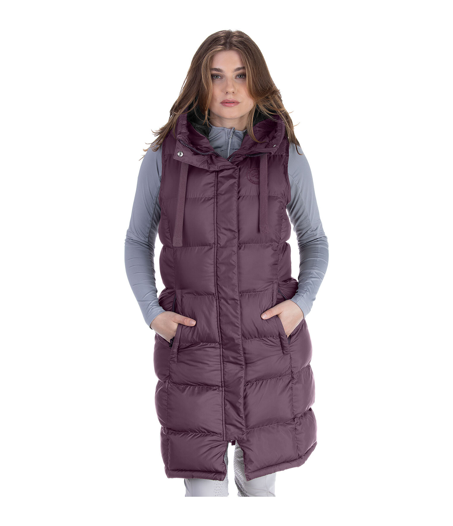 Gilet long  capuche  Clara