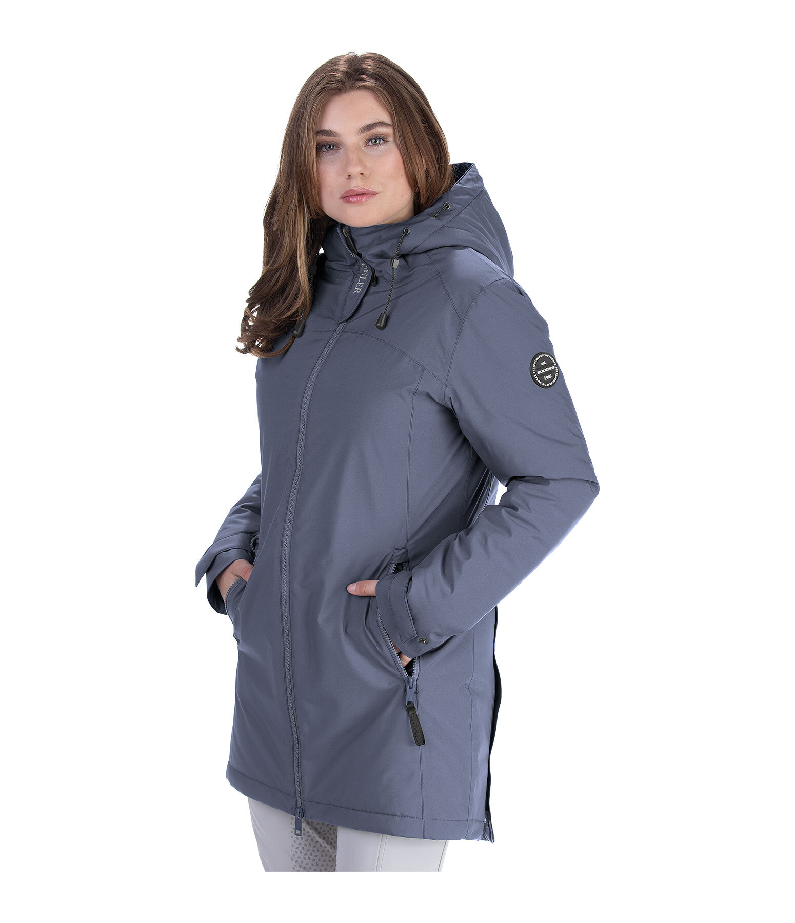 Manteau d'quitation fonctionnel  capuche  Eliza