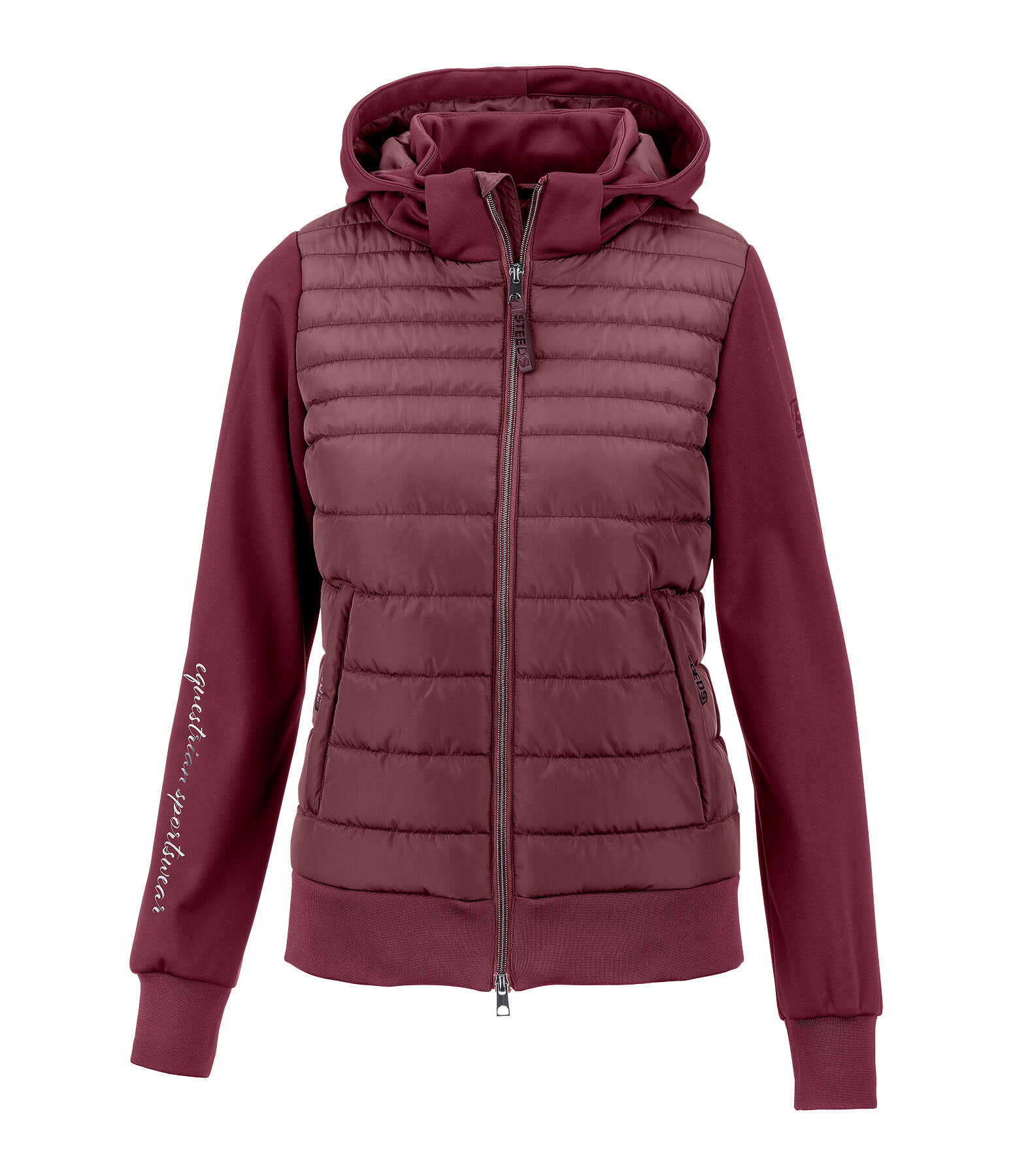 Veste d'quitation bi-matire en softshell  Yola