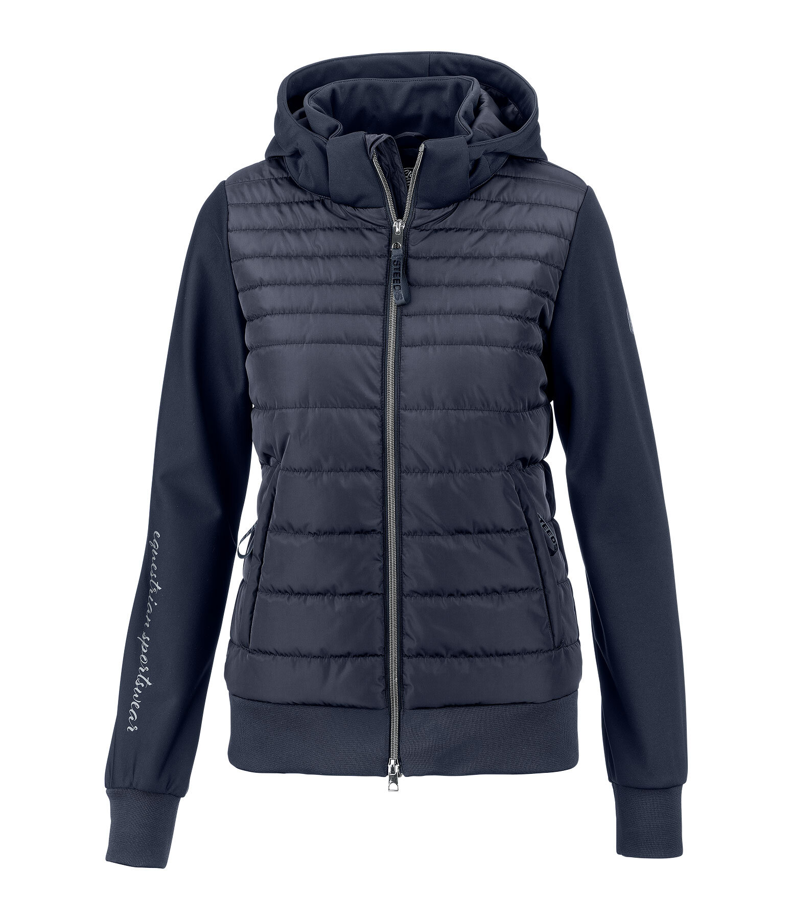 Veste d'quitation bi-matire en softshell  Yola