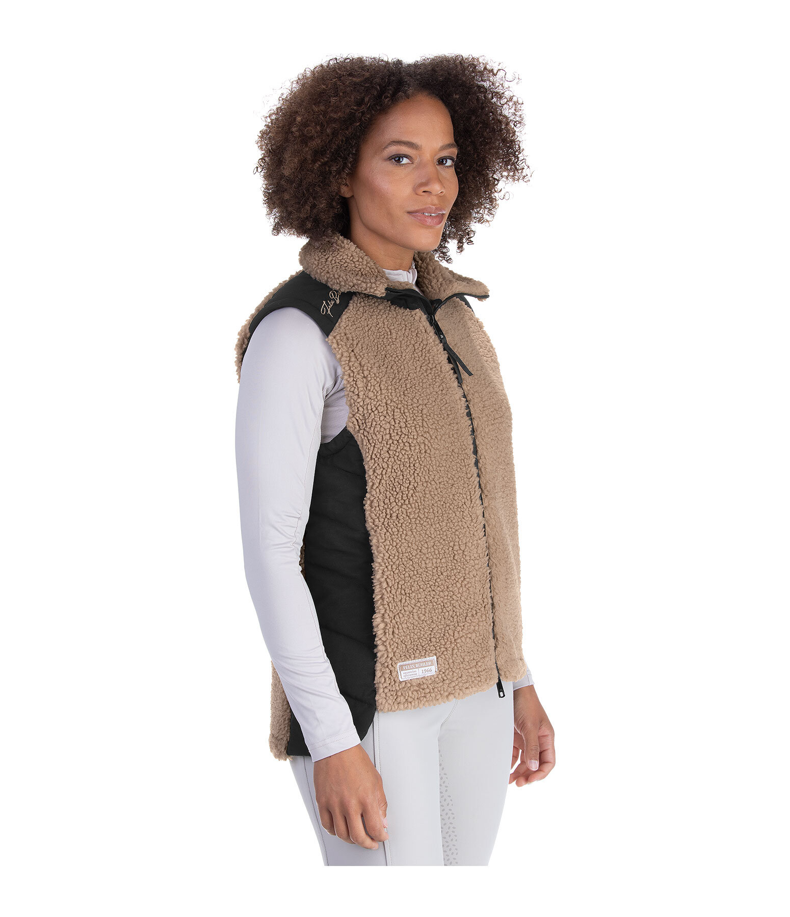 Gilet d'quitation bi-matire avec polaire Teddy  Kimi