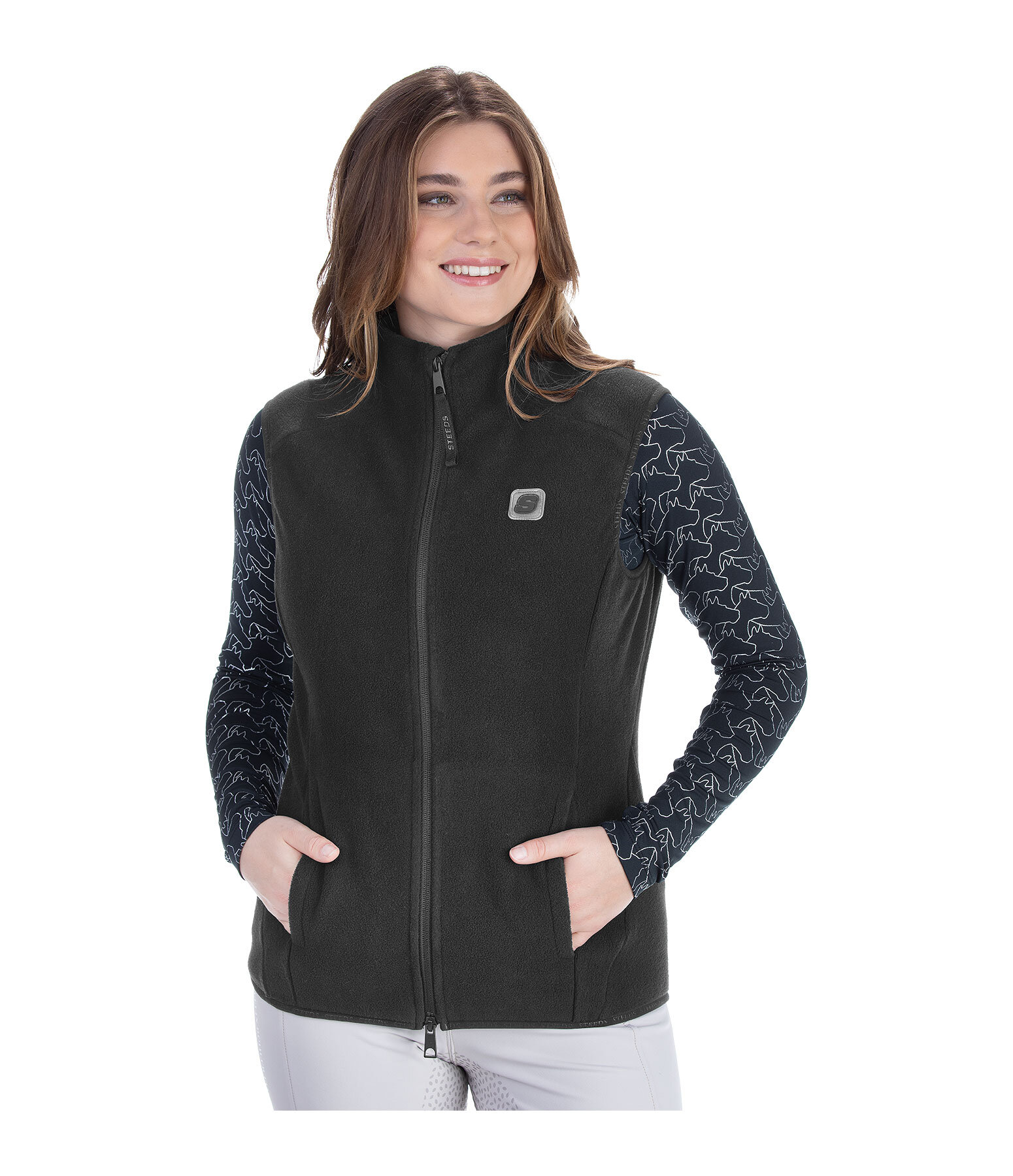 Gilet d'quitation basique en polaire  Rhea