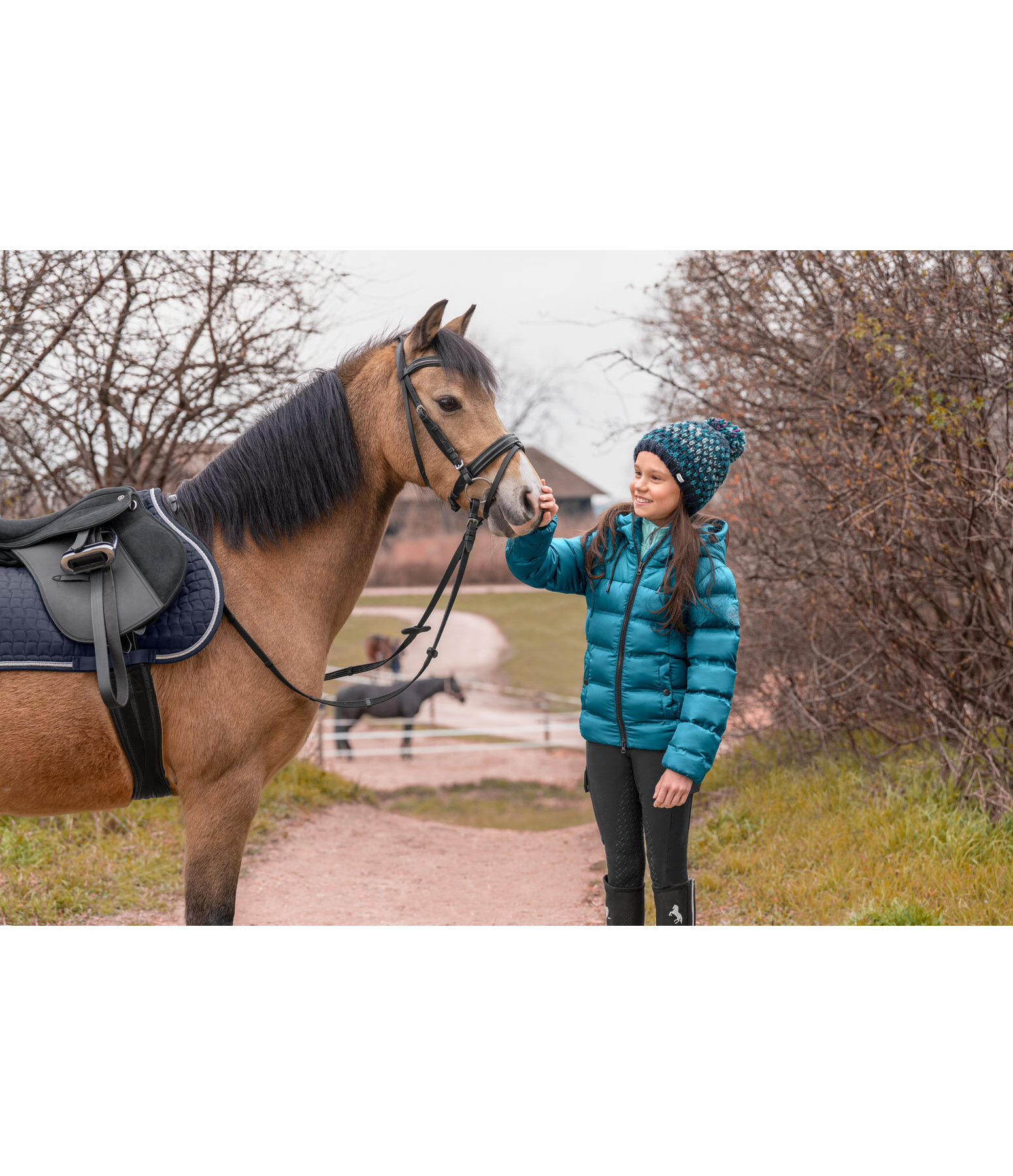 Veste d'quitation matelasse hiver Enfant  Fenna