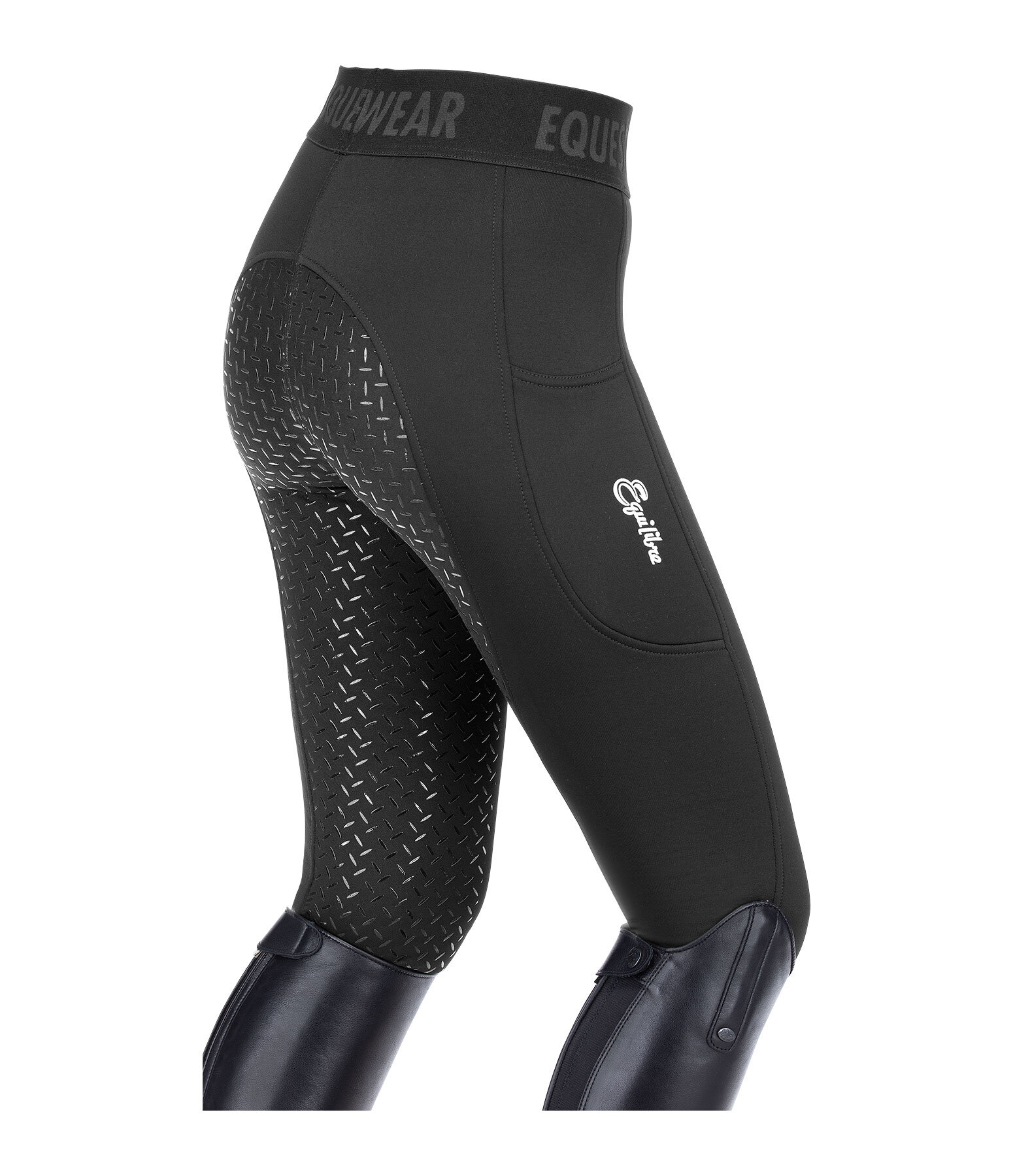 Legging d'quitation hybride et thermique  fond intgral grip  Malea