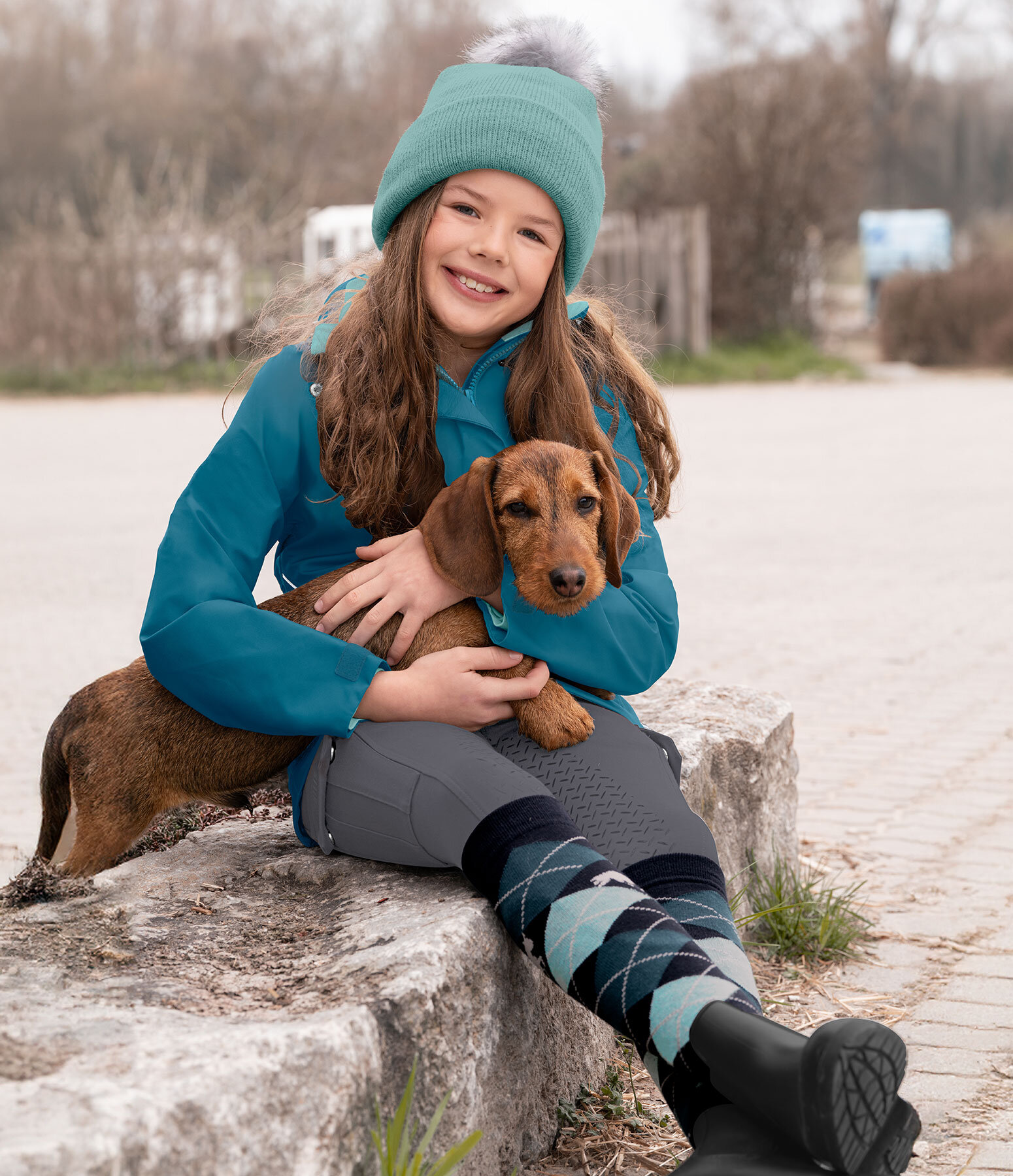 Tenue Enfant  Felia en bleu lagune