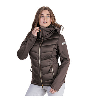 Felix Bhler Veste d'quitation  capuche bi-matire avec Softshell  Claire - 653582-M-ZB