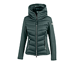 Veste d'quitation  capuche bi-matire avec Softshell  Claire