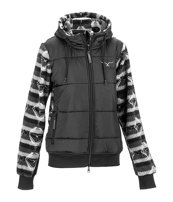 Veste bi-matire en sherpa