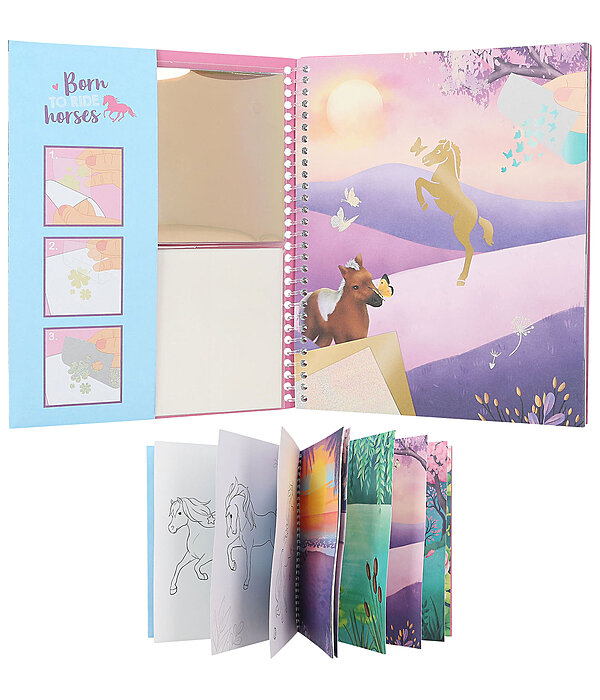 Livre  colorier Miss Melody Stick & Shine