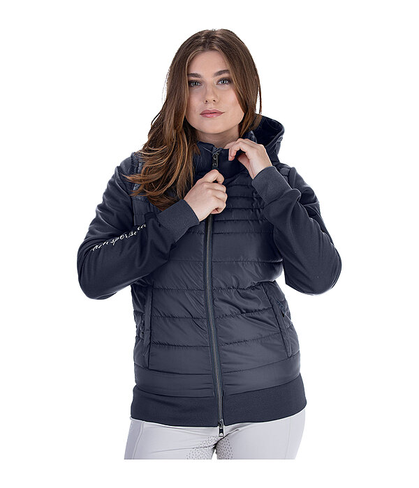 Veste d'quitation bi-matire en softshell  Yola