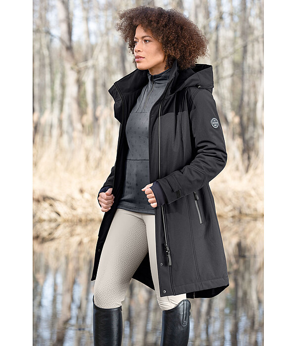 Manteau d'quitation softshell avec capuche  Aurelie