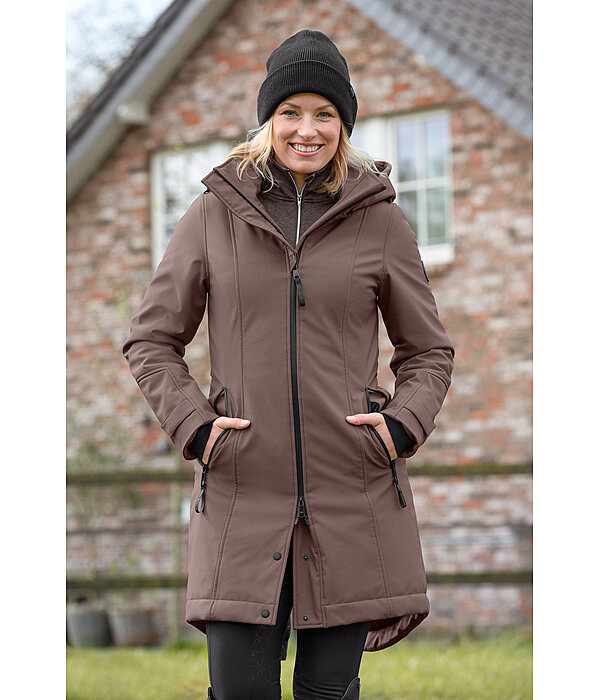 Manteau d'quitation softshell avec capuche  Aurelie