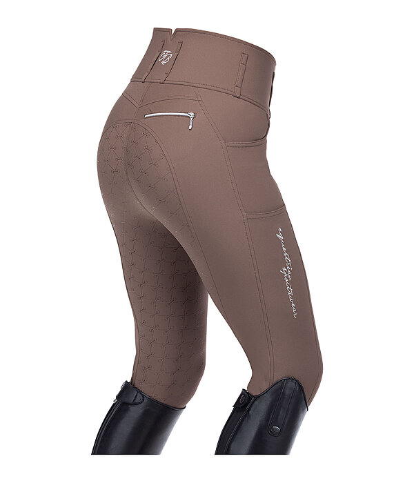 Pantalon d'quitation confort taille haute  fond intgral Grip  Tabea