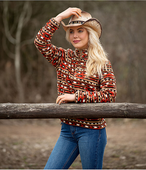 Tenue western RANCH-X Sally en brun rouille